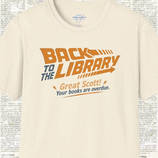Back to the Library Shirt - Natural
