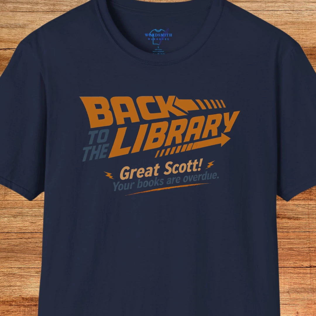 Back to the Library Shirt - Navy