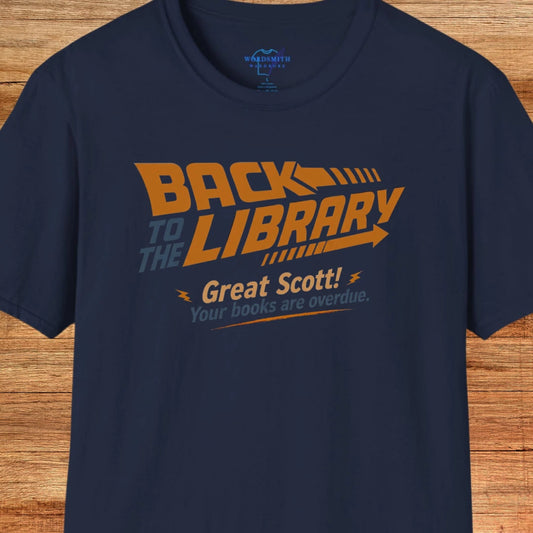 Back to the Library Shirt - Navy