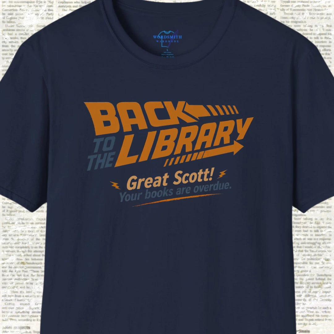 Back to the Library Shirt - Navy