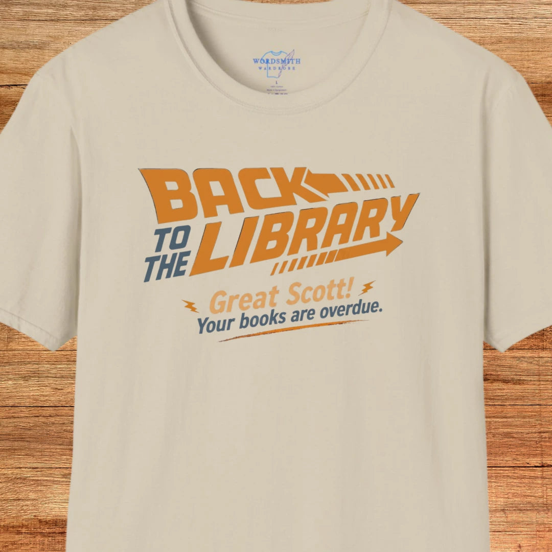 Back to the Library Shirt - Sand