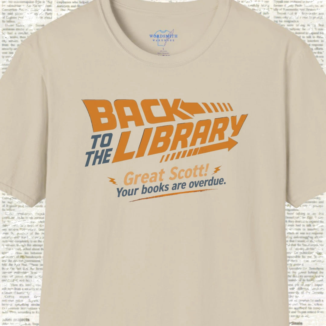 Back to the Library Shirt - Sand
