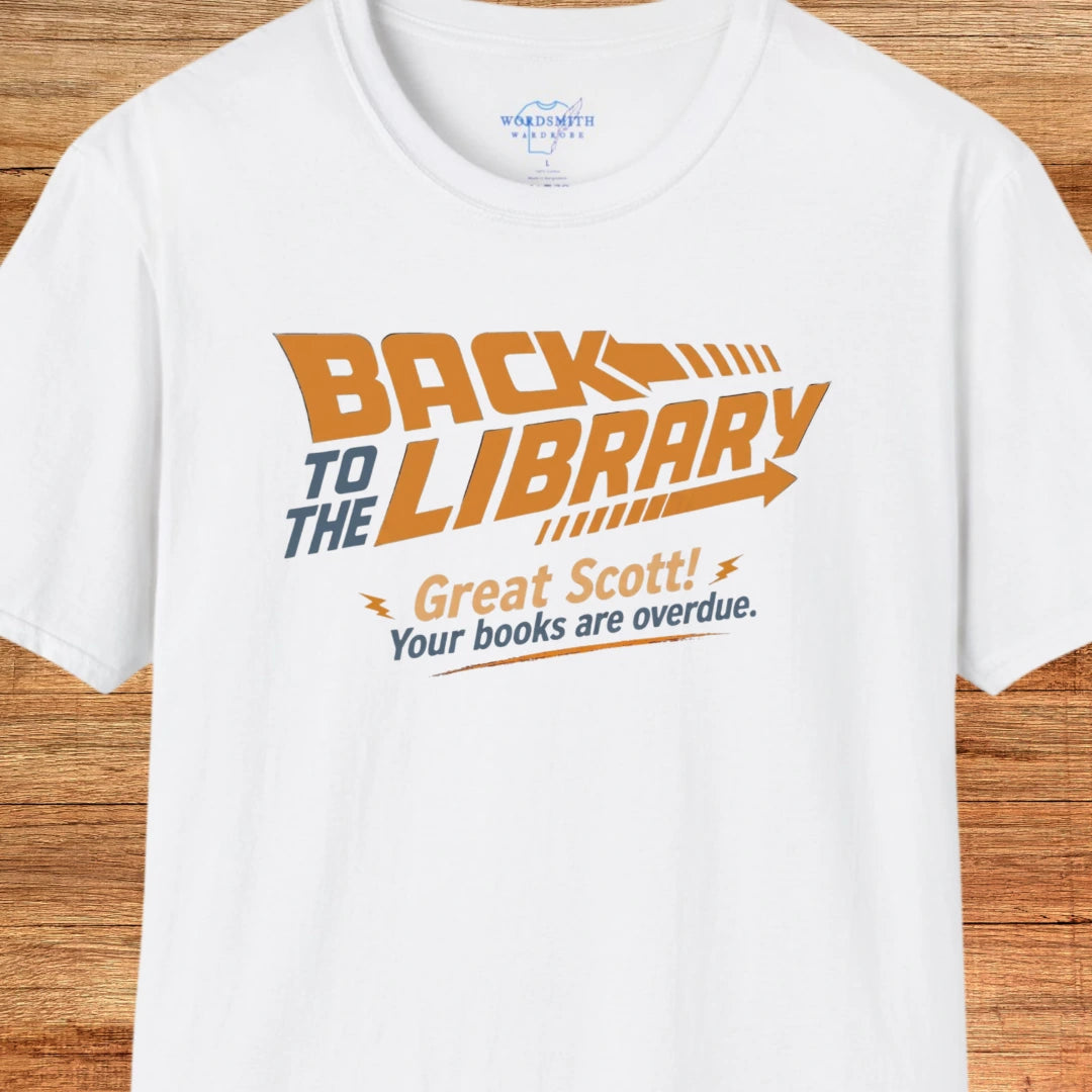 Back to the Library Shirt - White