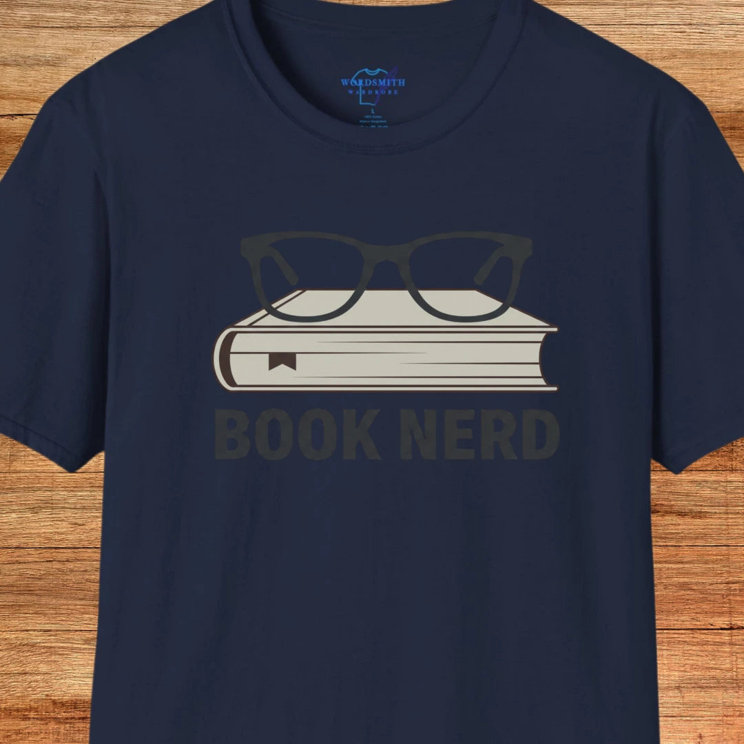 Book Nerd Shirt - Navy