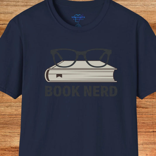 Book Nerd Shirt - Navy