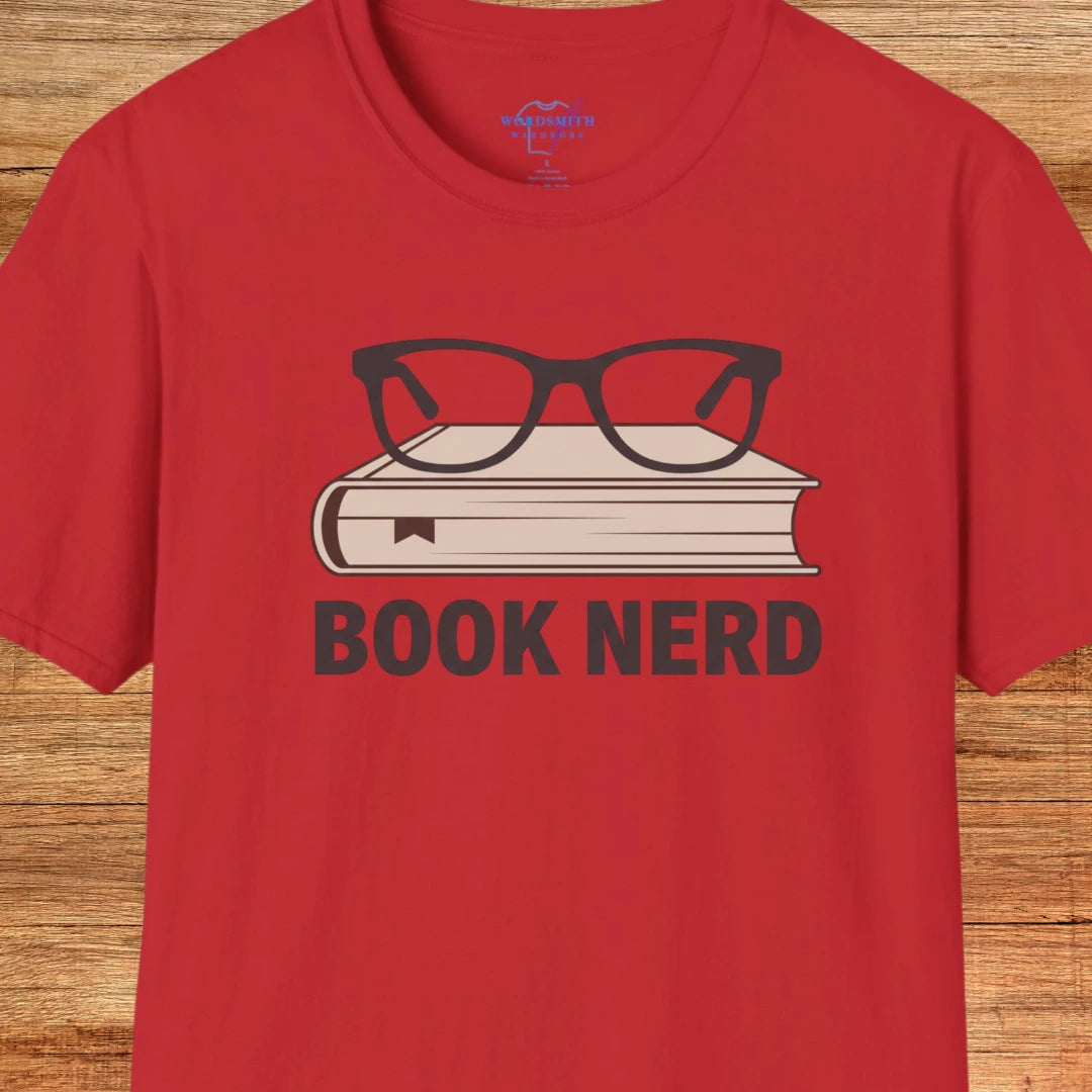 Book Nerd Shirt - Red