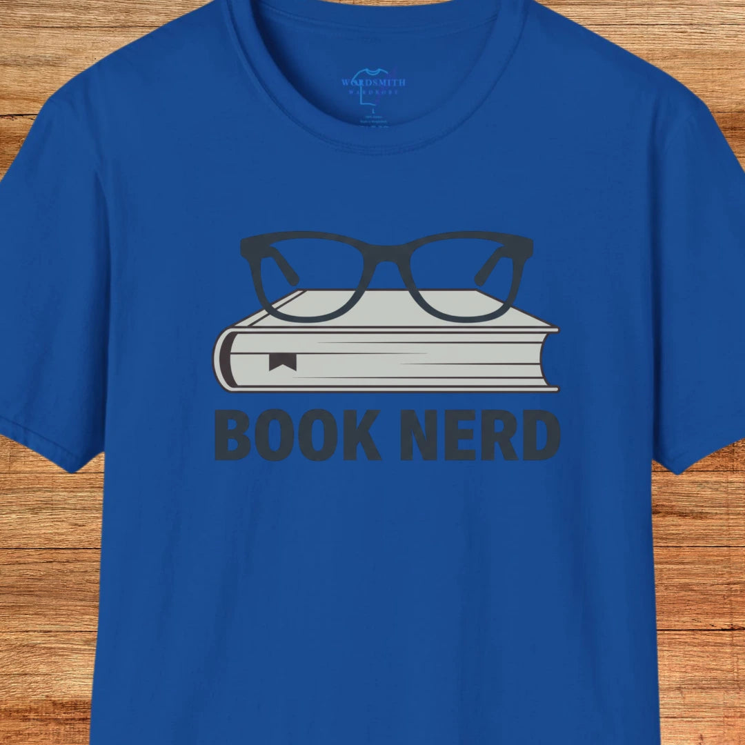 Book Nerd Shirt - Royal