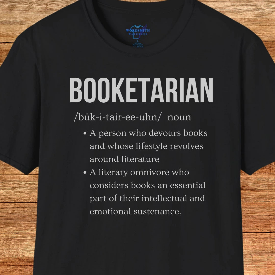 Booketarian Definition Shirt - Black