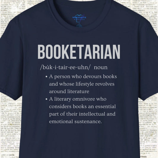 Booketarian Definition Shirt - Navy