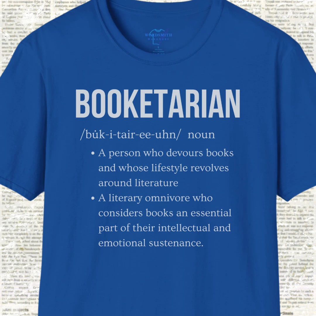 Booketarian Definition Shirt - Royal