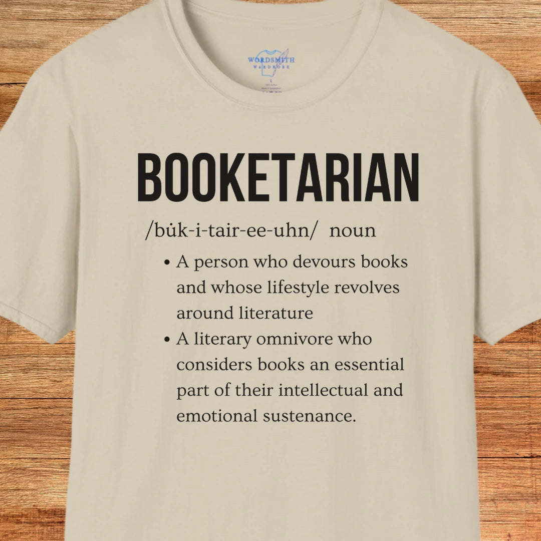 Booketarian Definition Shirt - Sand