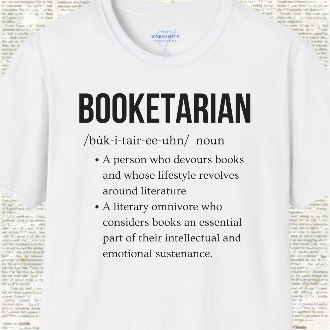 Booketarian Definition Shirt - White