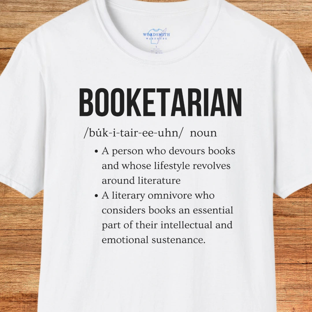 Booketarian Definition Shirt - White