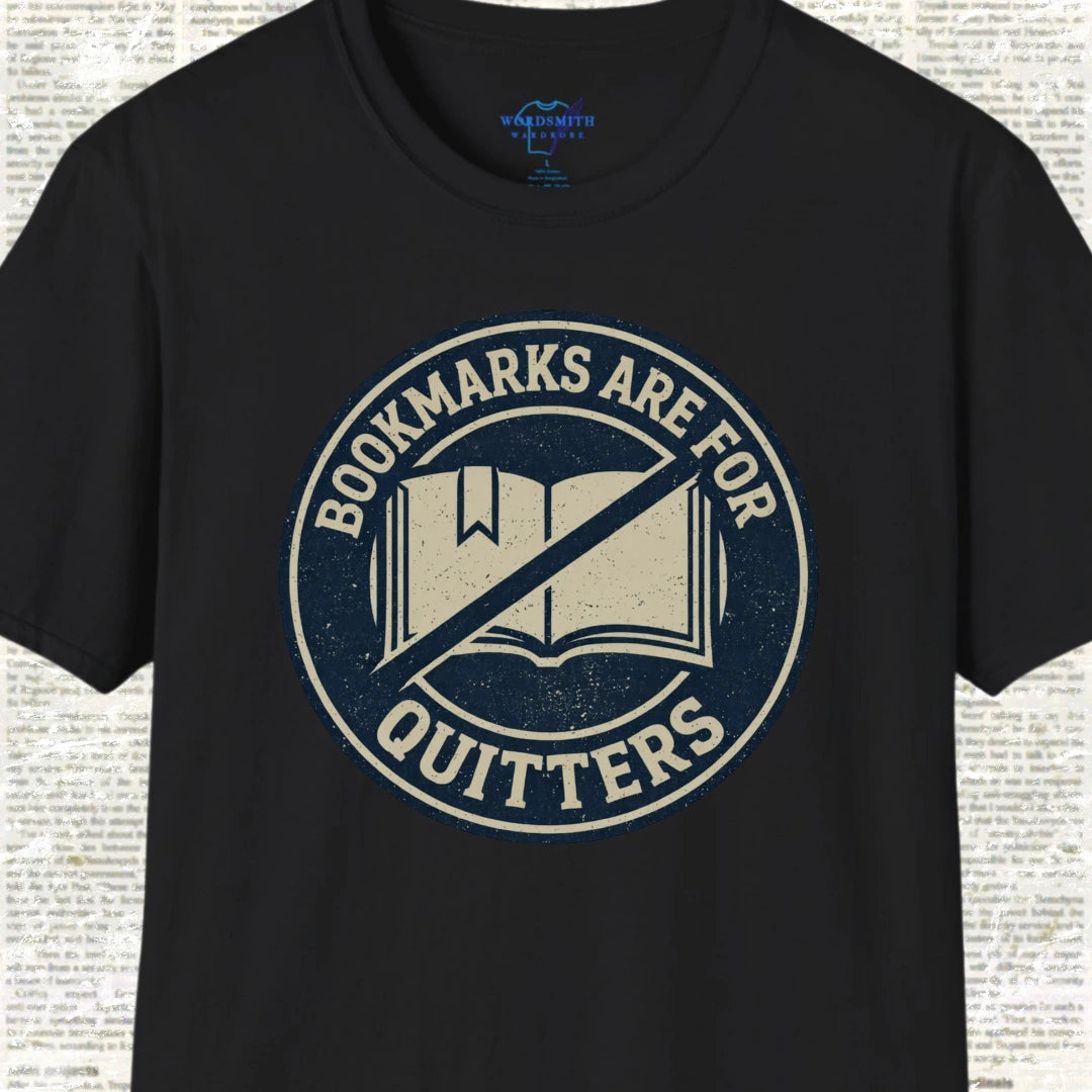 Bookmarks Are for Quitters - Black