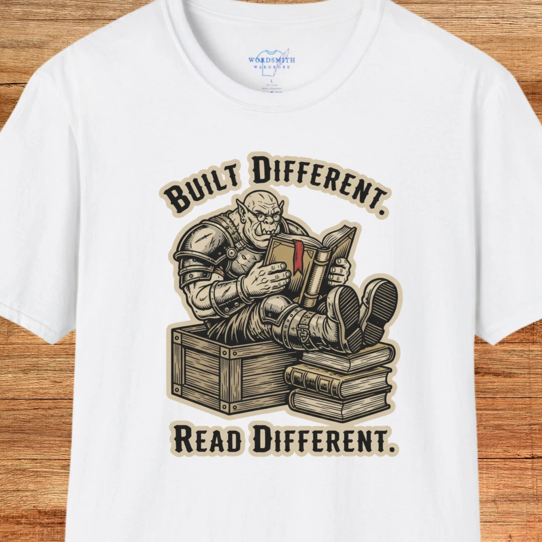 Built Different. Read Different. Shirt - White