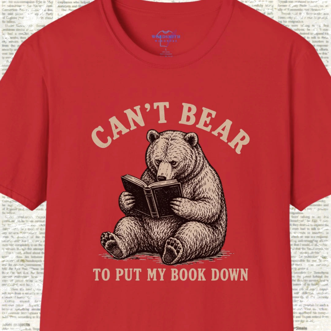 Can’t Bear to Put My Book Down T-Shirt - Red