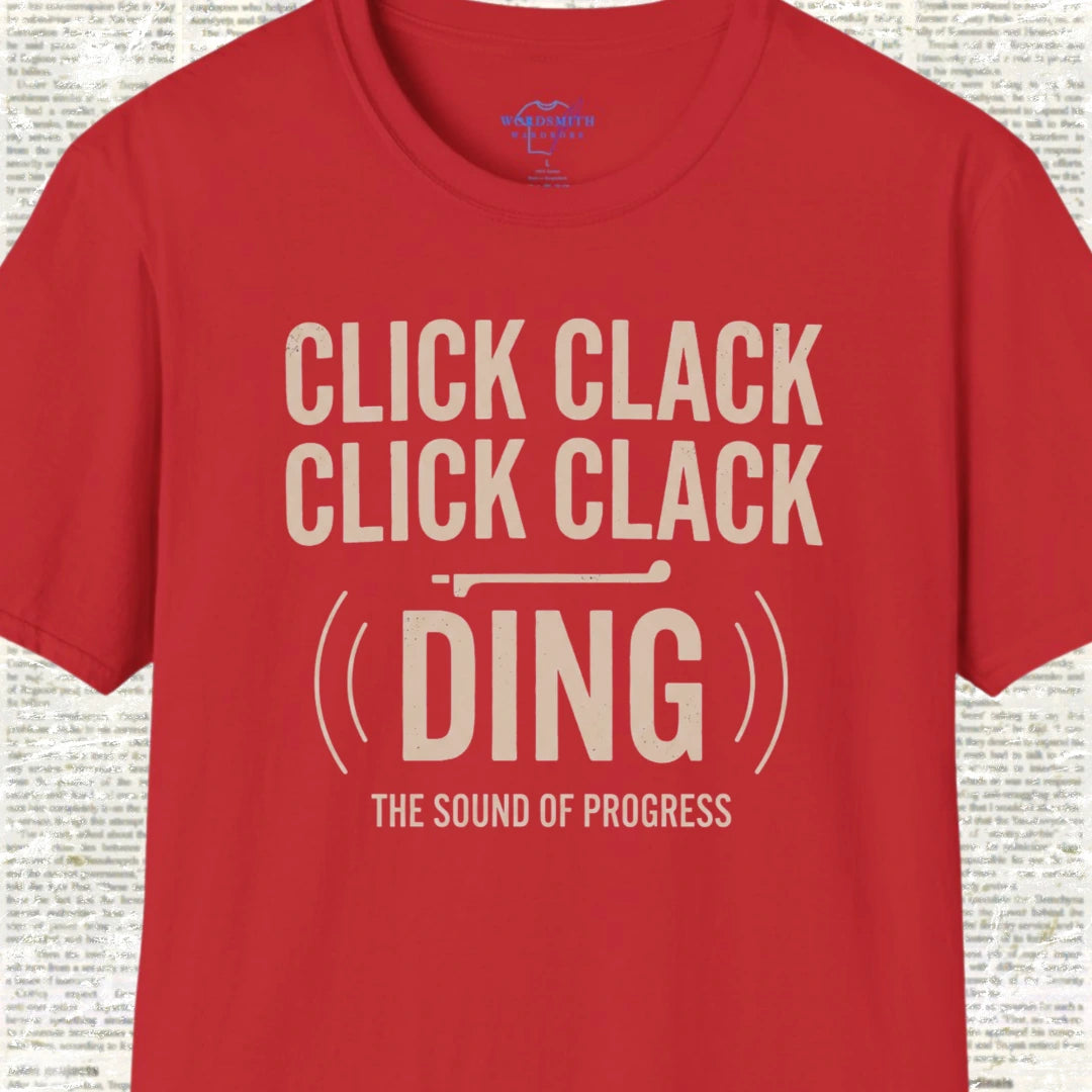 Click Clack Click Clack Ding Shirt  - Red