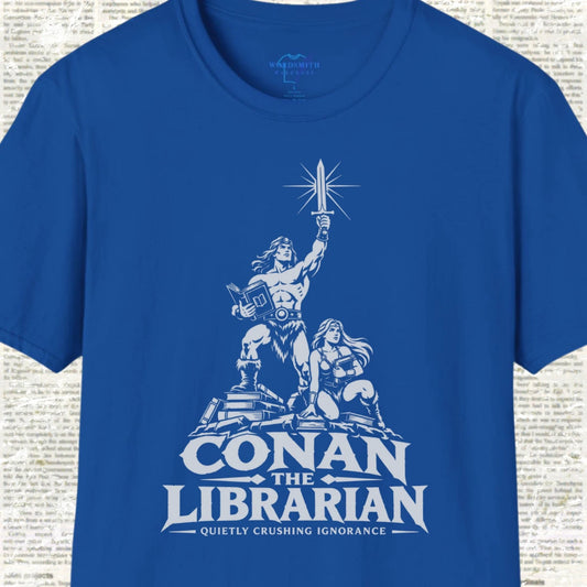 Conan the Librarian T-Shirt - Royal