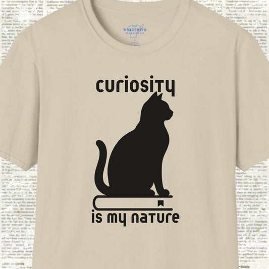 Curiosity Is My Nature Shirt - Sand