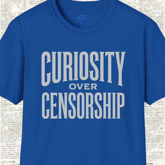 Curiosity over Censorship Shirt - Royal
