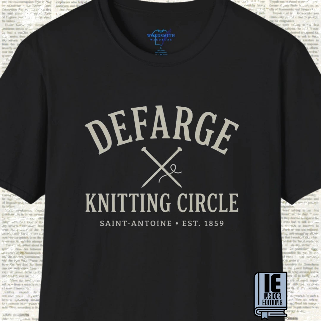 Defarge Knitting Circle T-Shirt - Black