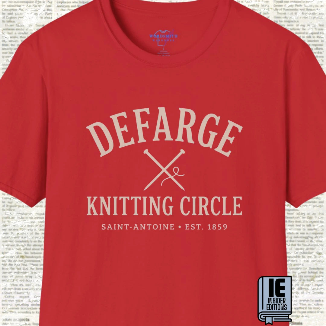 Defarge Knitting Circle T-Shirt - Red