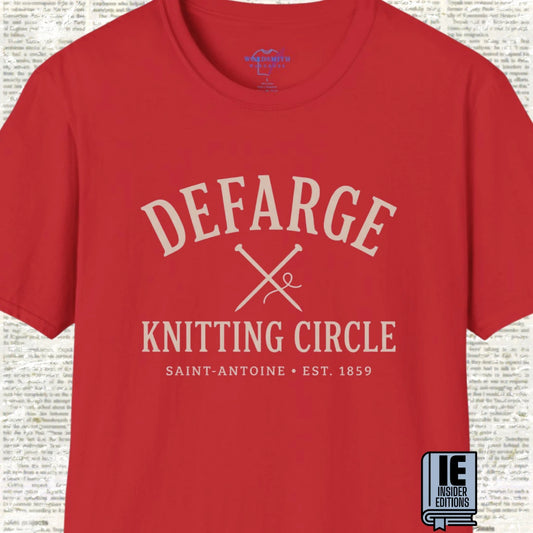 Defarge Knitting Circle T-Shirt - Red