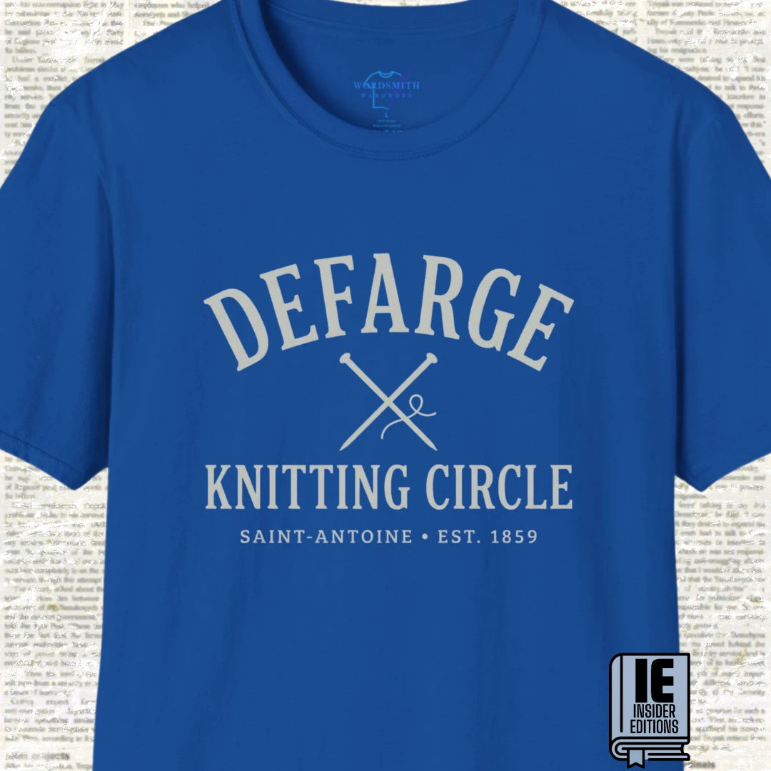 Defarge Knitting Circle T-Shirt - Royal