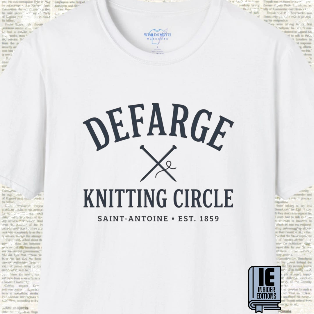 Defarge Knitting Circle T-Shirt - White