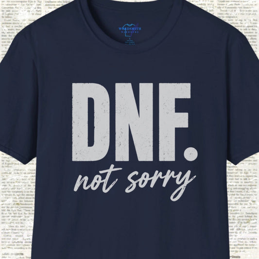 DNF Not Sorry T-Shirt - Navy