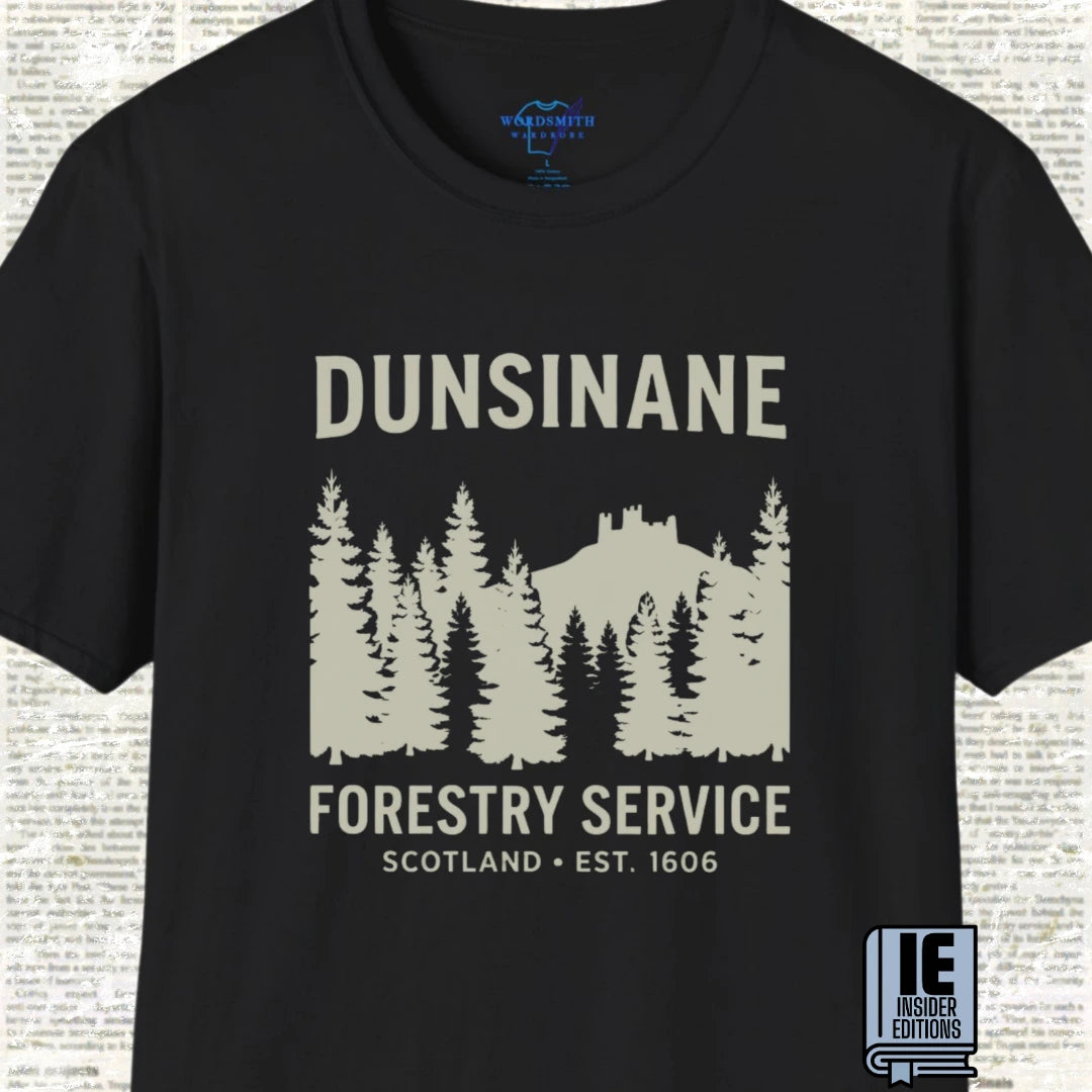Dunsinane Forestry Service T-Shirt - Black