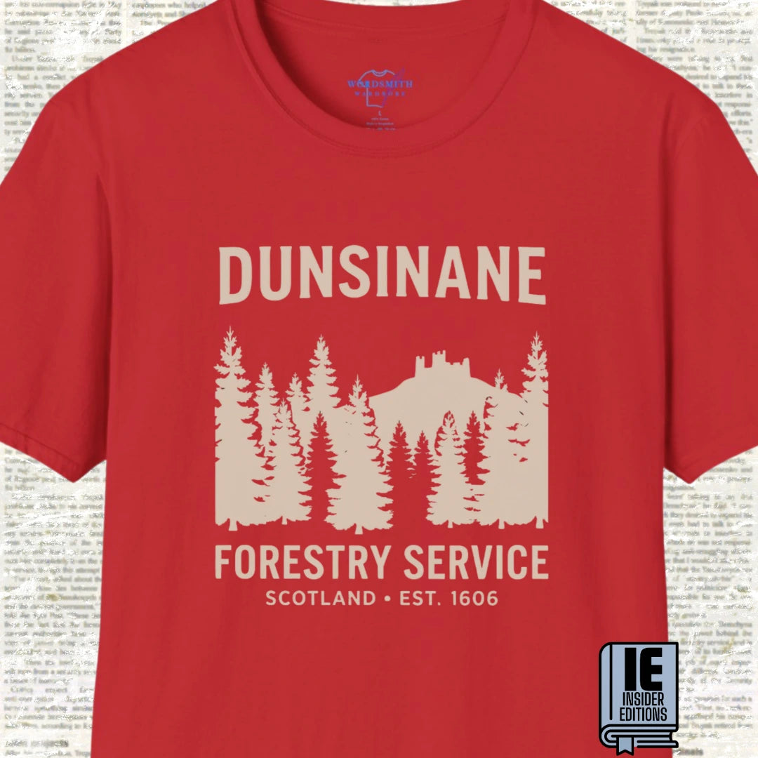 Dunsinane Forestry Service T-Shirt - Red