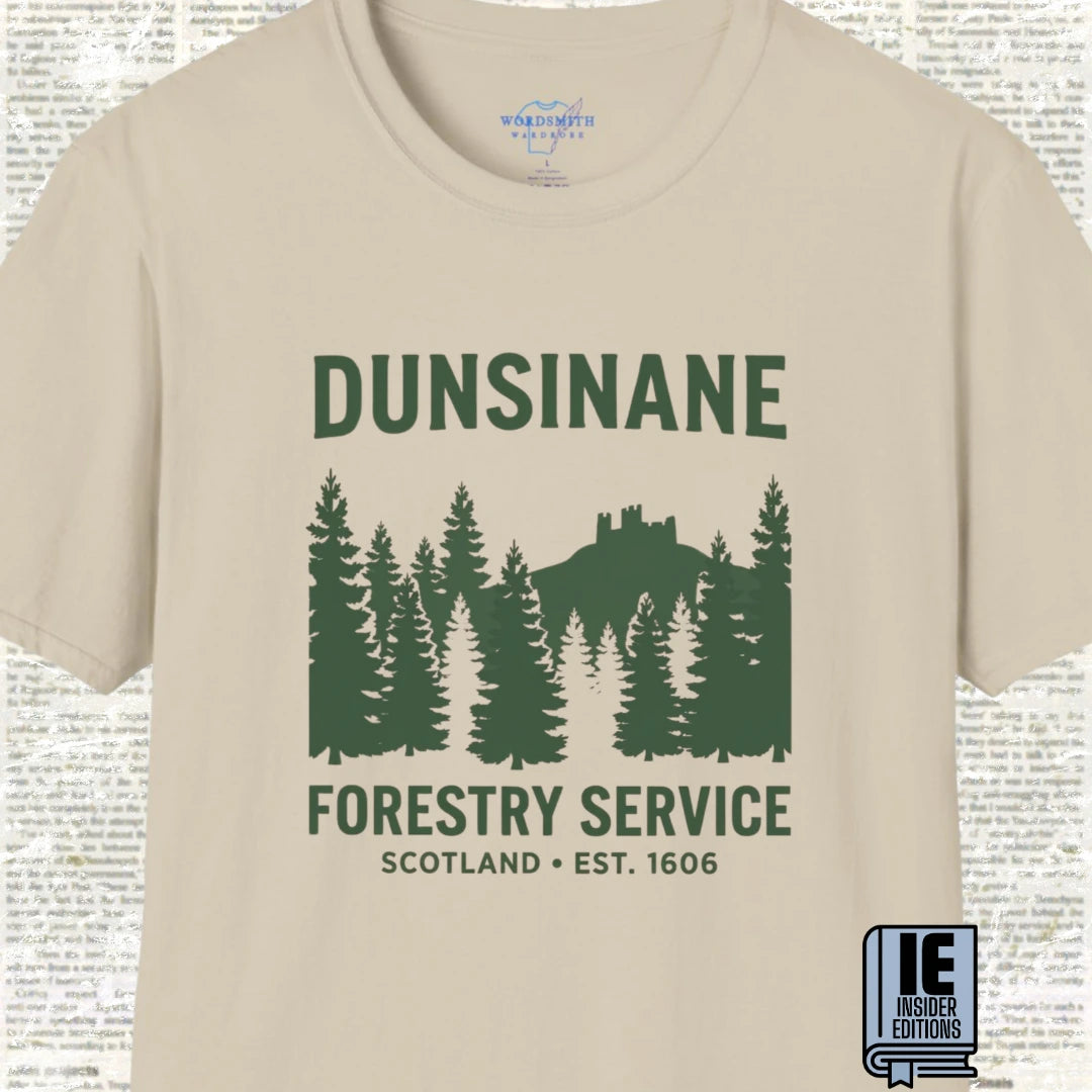 Dunsinane Forestry Service T-Shirt - Sand