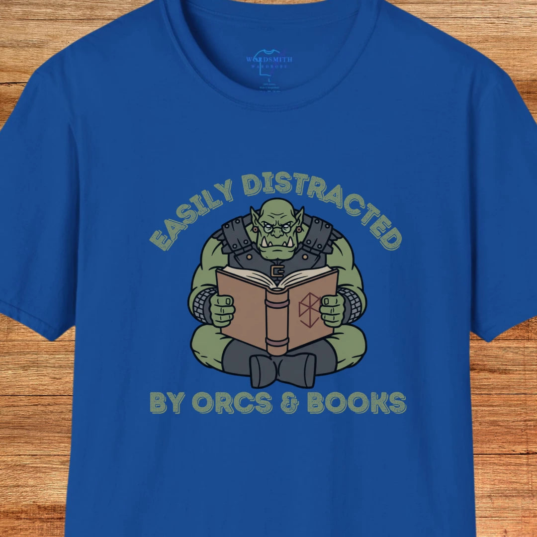 Easily Distracted by Orcs & Books - Royal