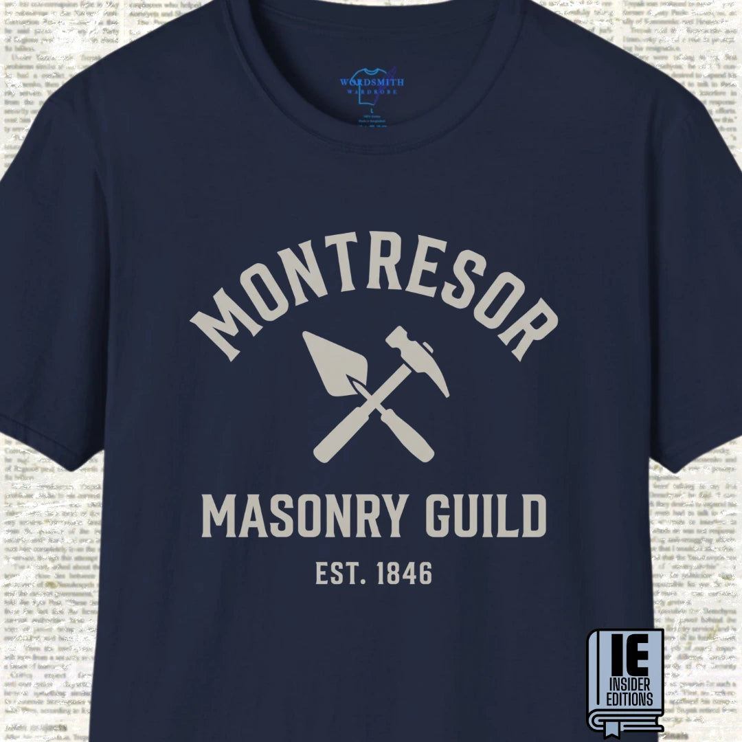 Edgar Allan Poe - The Cask of Amontillado Shirt - Navy