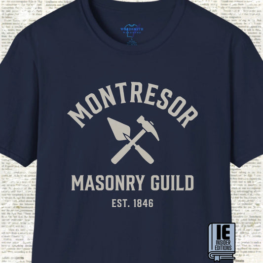 Edgar Allan Poe - The Cask of Amontillado Shirt - Navy