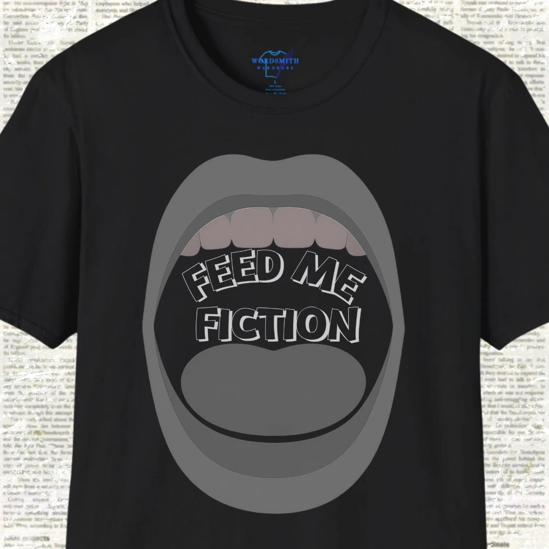 Feed Me Fiction Shirt - Black