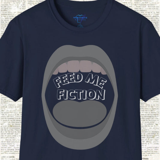 Feed Me Fiction Shirt - Navy