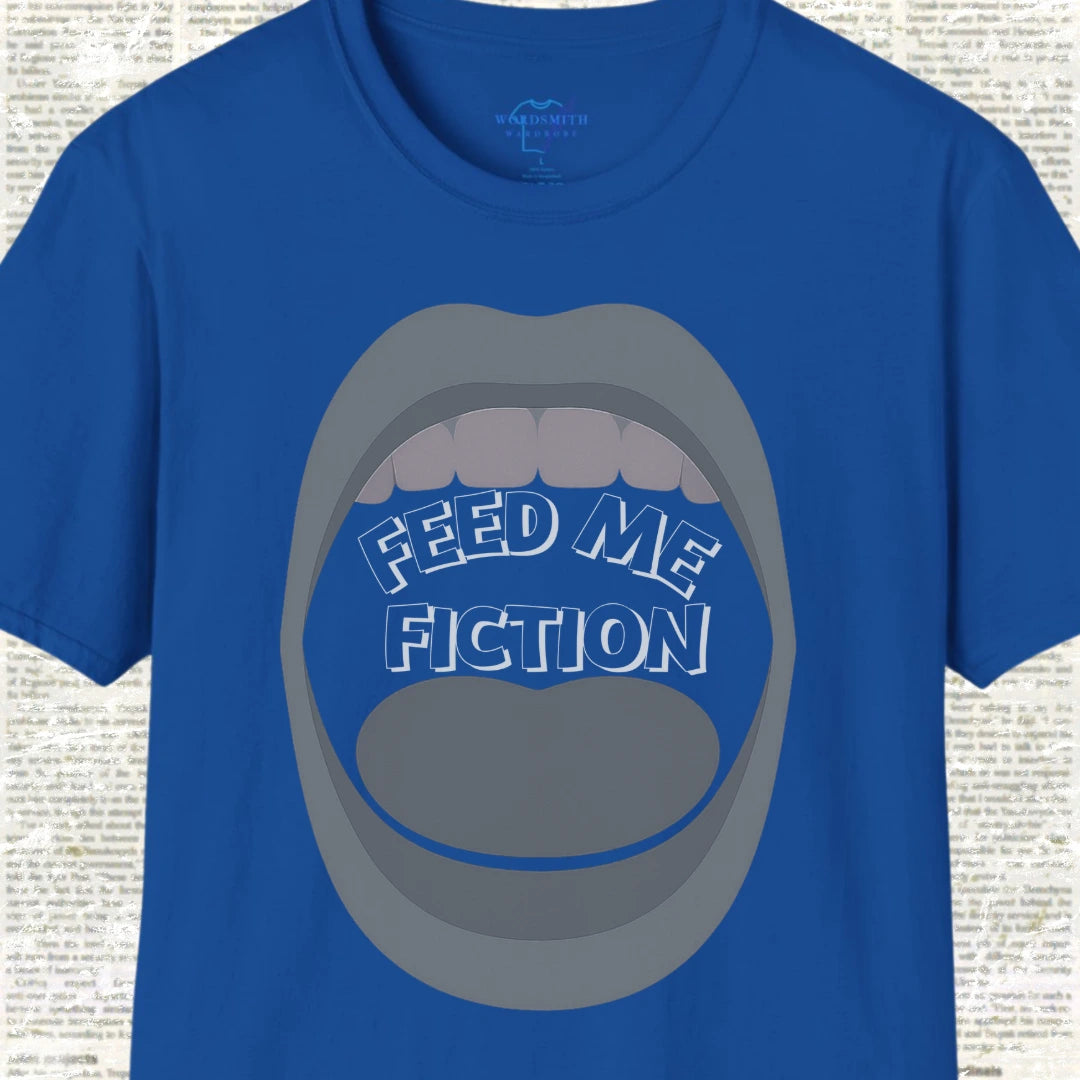 Feed Me Fiction Shirt - Royal