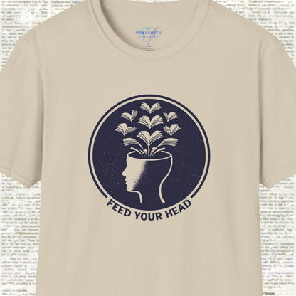 Feed Your Mind T-Shirt - Sand