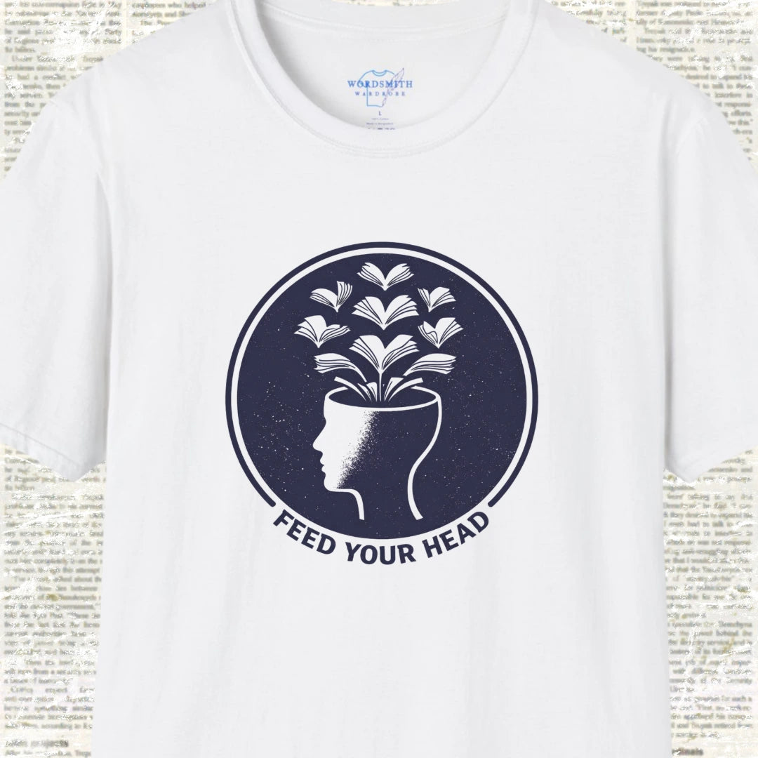 Feed Your Mind T-Shirt - White