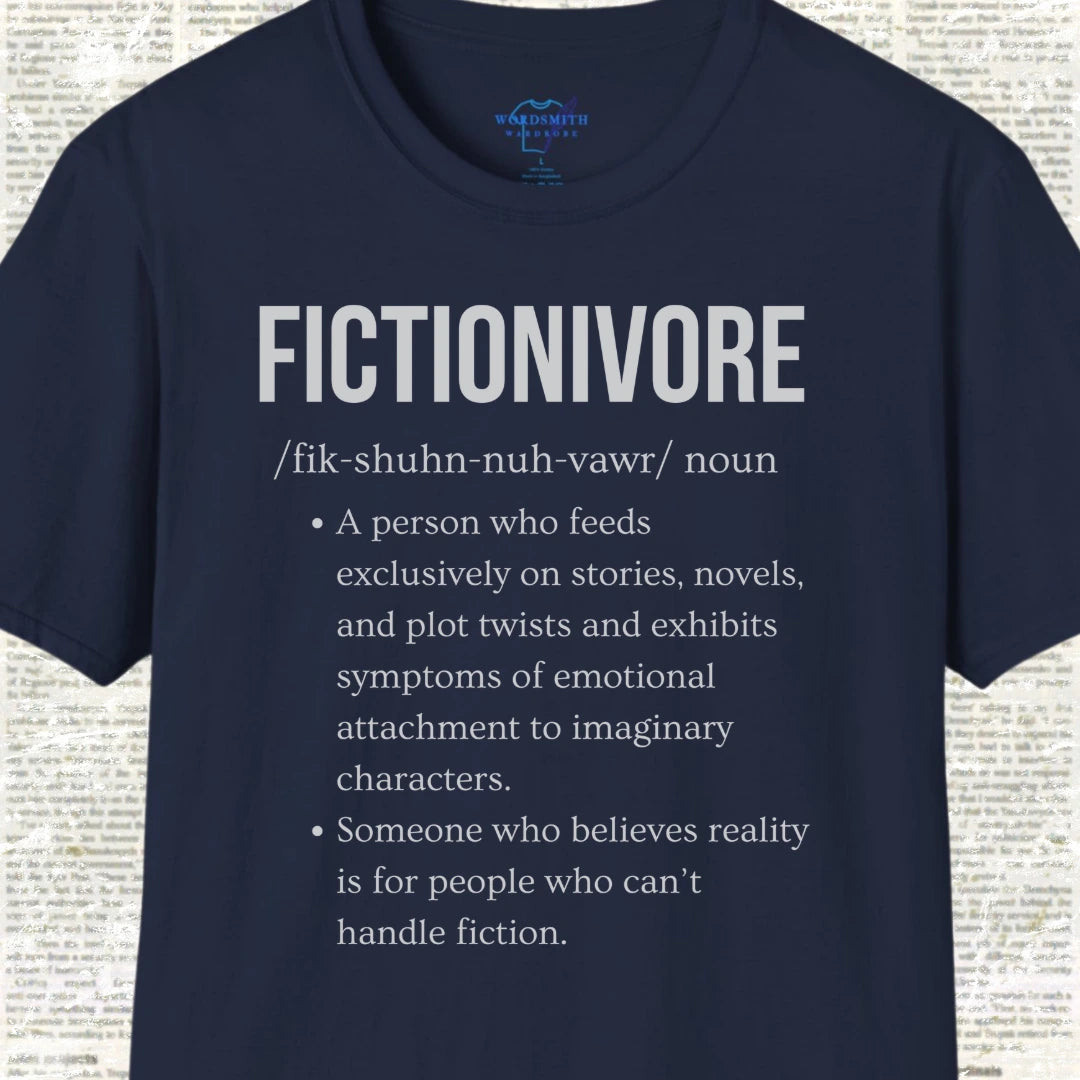 Fictionivore Definition Shirt - Navy