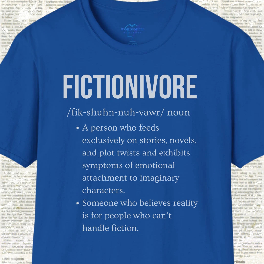 Fictionivore Definition Shirt - Royal