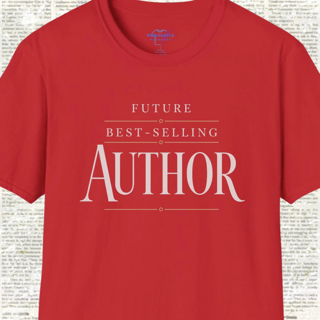 Future Best-Selling Author Shirt - Red