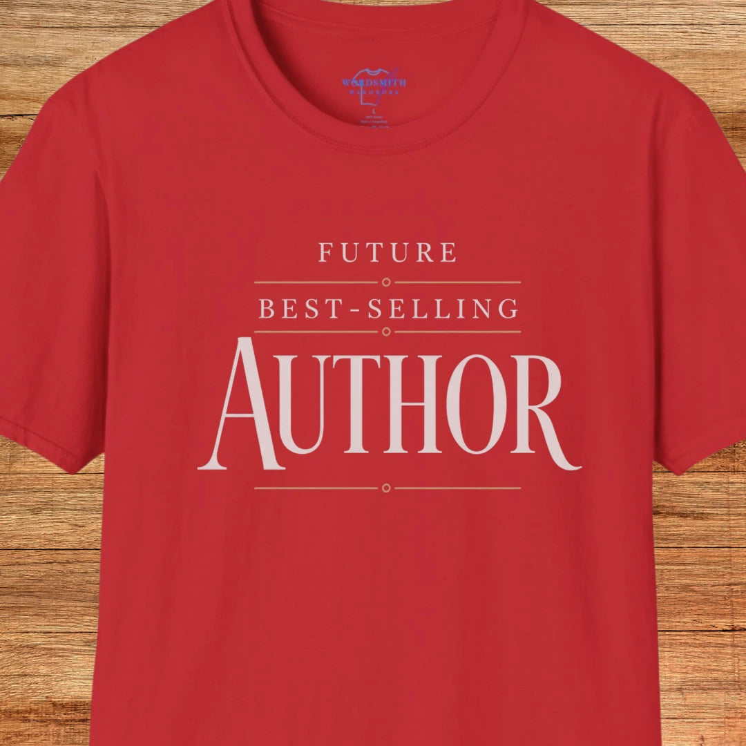 Future Best-Selling Author Shirt - Red