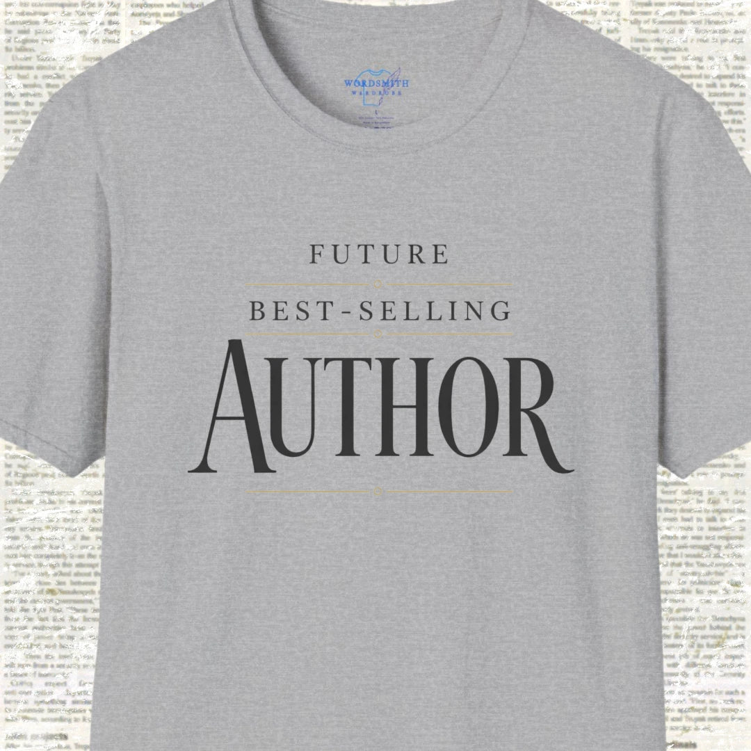 Future Best-Selling Author Shirt - Sport Grey