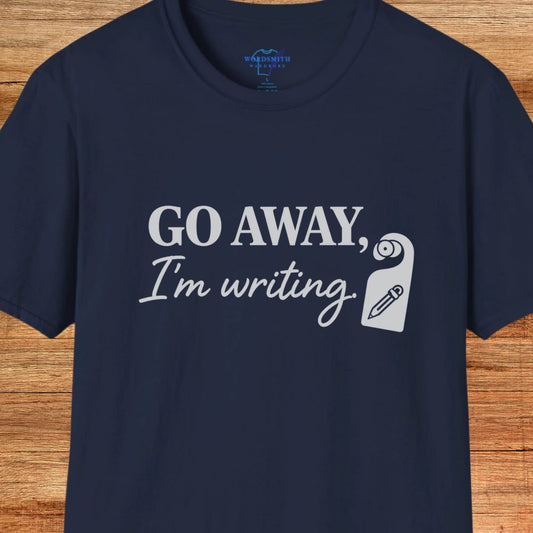 Go Away, I’m Writing Shirt - Navy