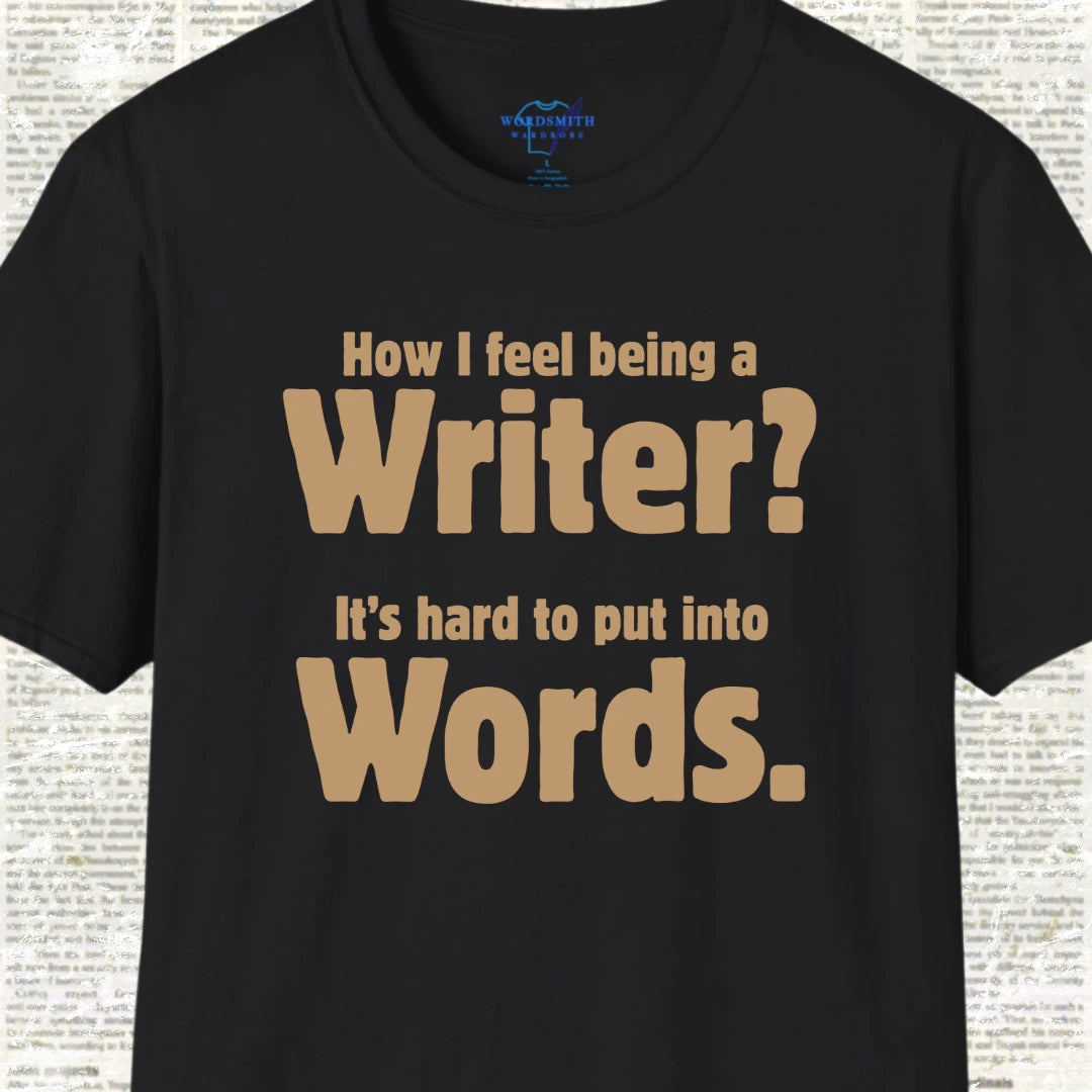 Hard to Put Into Words T-Shirt - Black