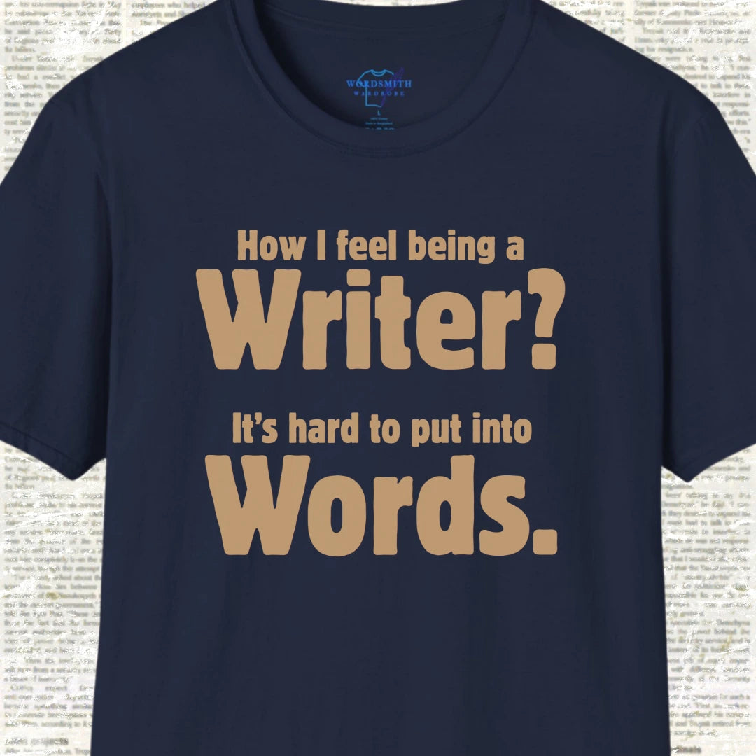 Hard to Put Into Words T-Shirt - Navy