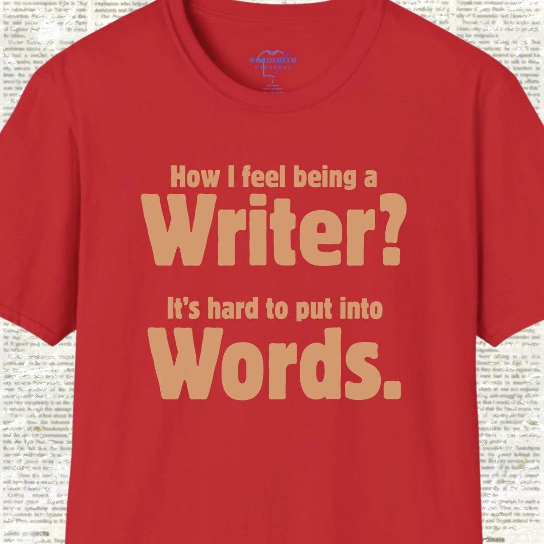 Hard to Put Into Words T-Shirt - Red